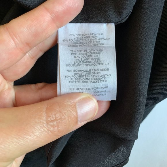 J. Crew | Black Perforated A-line Box Pleats Party Cocktail Dress sz 6 - Picture 10 of 12